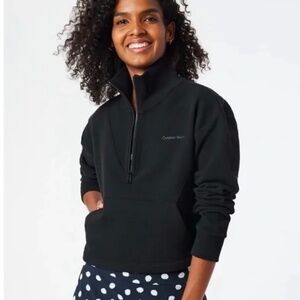 Outdoor Voices cropped quarter zip